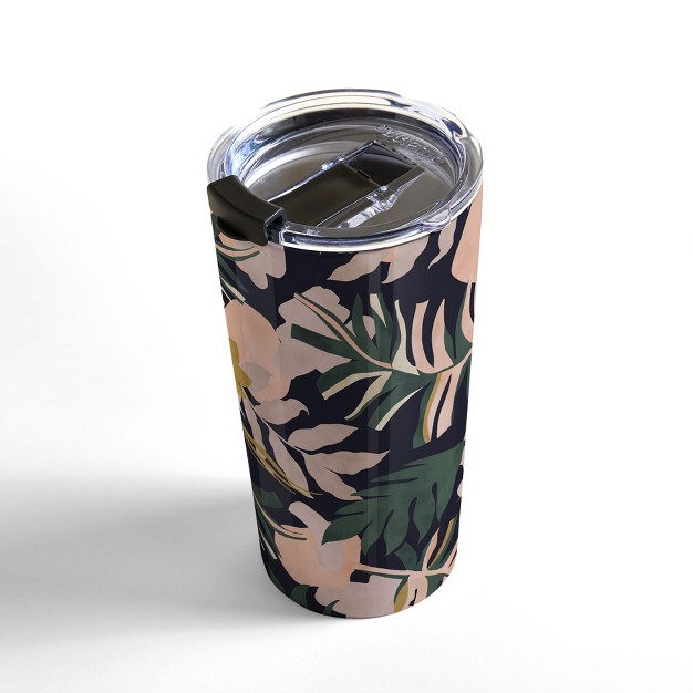 Marta Barragan Camarasa Abstract Nature Tropical 34 Travel Mug 20 Oz Stainless Steel Travel Mug Deny Designs