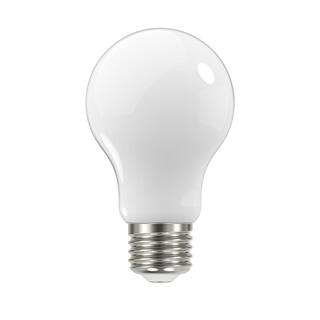 EcoSmart 60-Watt Equivalent A19 Dimmable Frosted Glass Filament LED Light Bulb Bright White (4-Pack) 11FFA1960WESD02