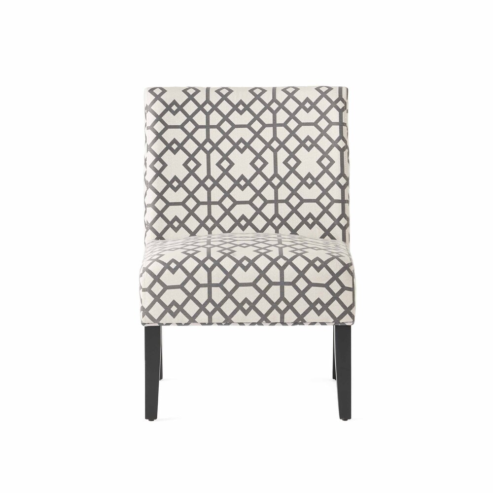 Kassi Geometric Pattern Accent Chair by Christopher Knight Home   22.50\