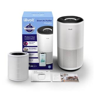 LEVOIT White PlasmaPro 400S Smart True HEPA Air Purifier 403 sq.ft. HEAPAPLVSUS0076