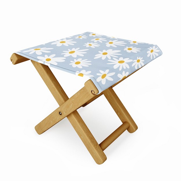 Lane And Lucia Lazy Daisies Folding Stool Society6