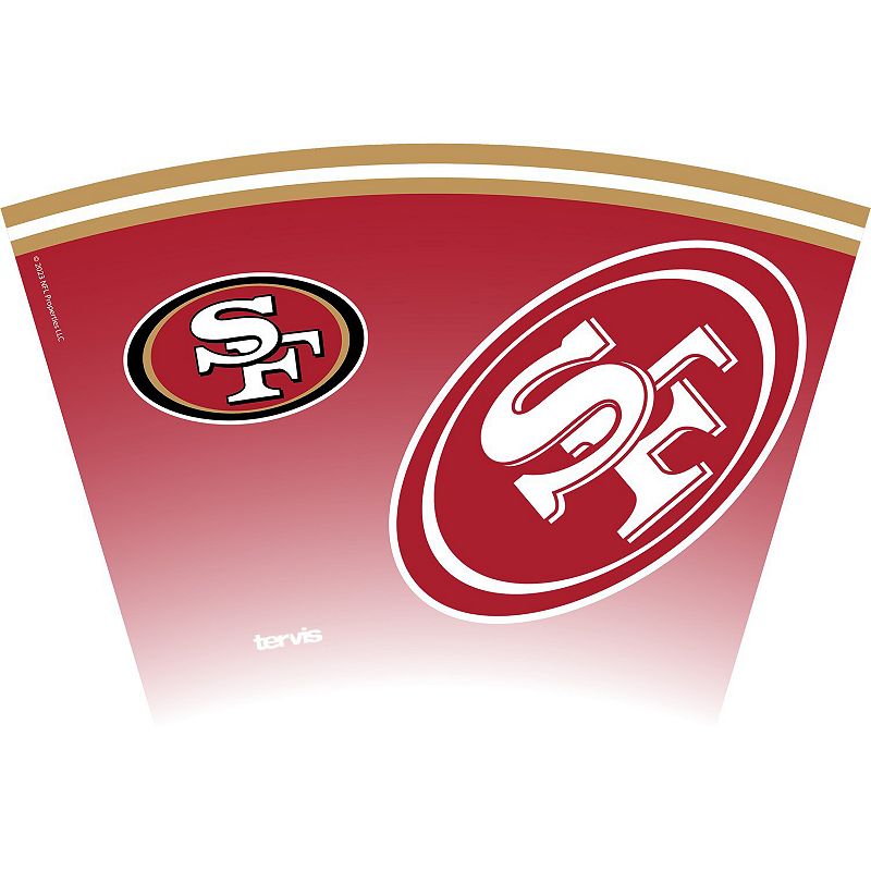 Tervis  San Francisco 49ers 24oz NFL 2 PACK Genuine and Forever Fan