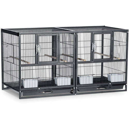 Prevue Pet Hampton Delubye Divided Breeder Bird Cage F075