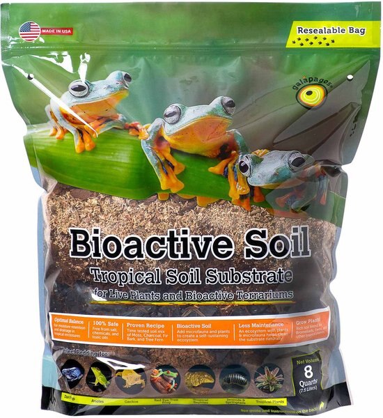 Galapagos Bioactive Soil Tropical Soil Substrate Reptile Bedding