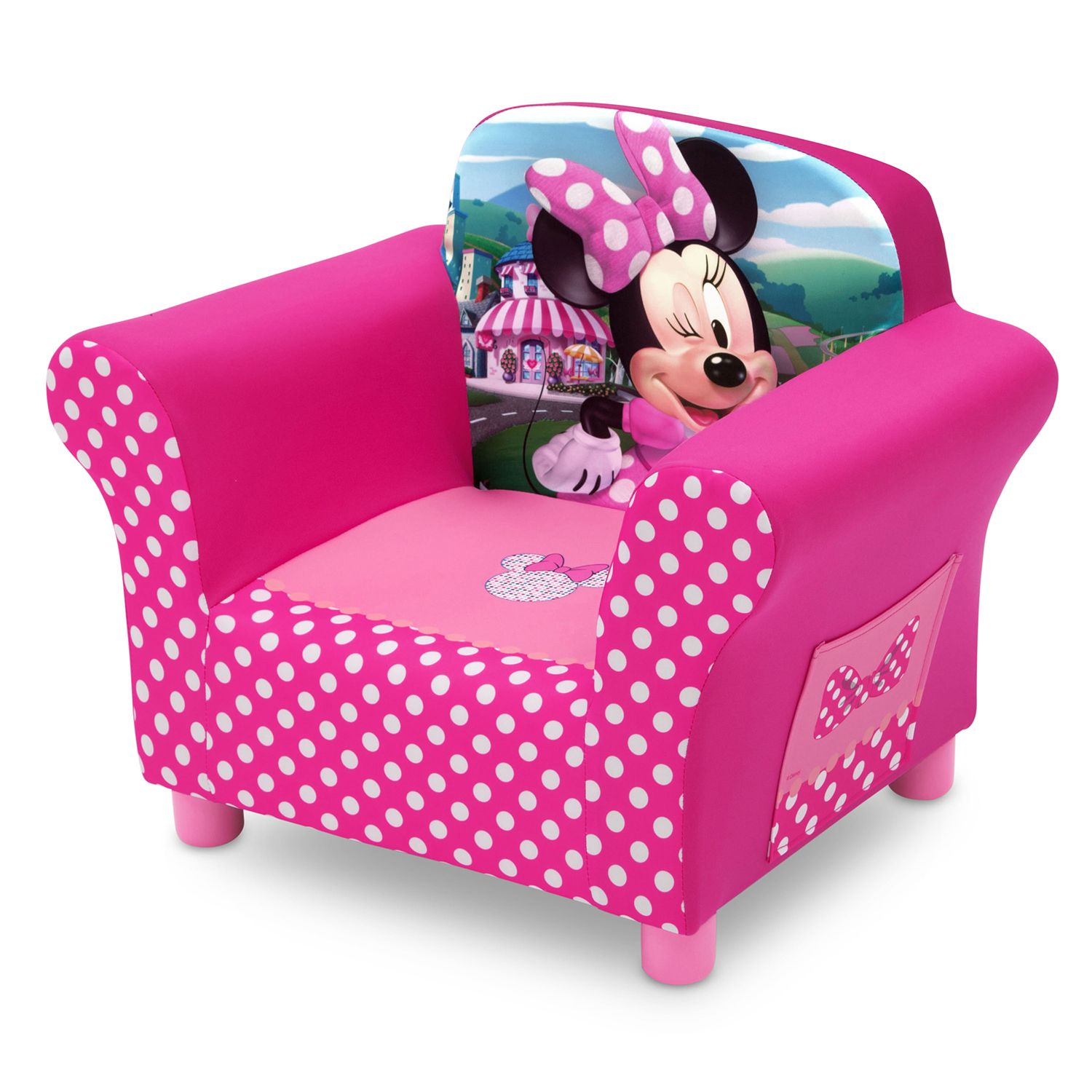 Disney's Minnie Mouse Upholstered Chair by Delta Children