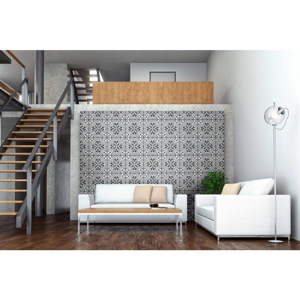 MSI Encaustic Amantus 8 in. x 8 in. Matte Porcelain Patterned Look Floor and Wall Tile (5.16 sq. ft.Case) NHDAMA8X8