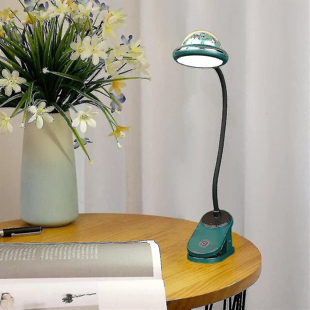 Mini Projector Night Light Led Flexible Book Light Dimmable Reading Lamps Home Decoration Gifts