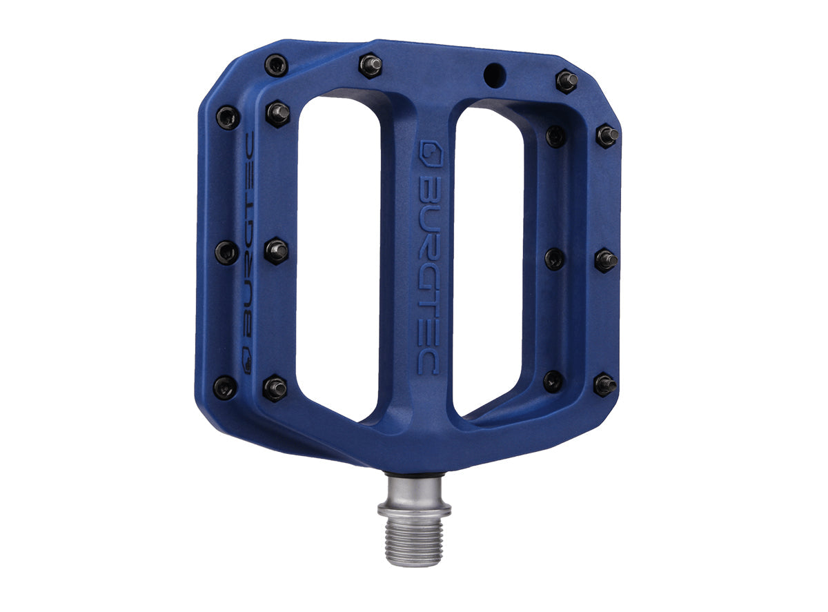 Burgtec MK4 Composite Flat Pedals - Deep Blue
