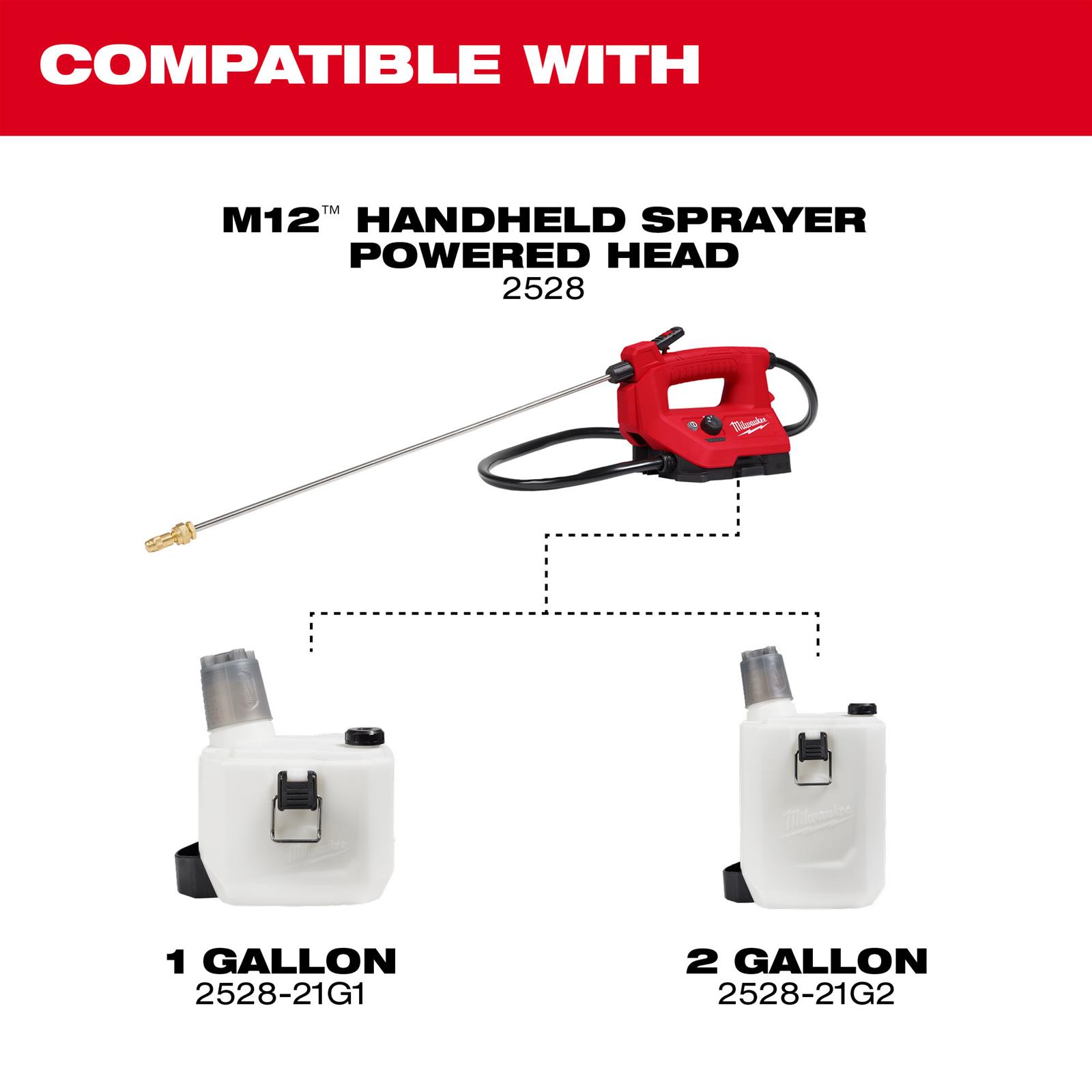 Milwaukee Tool 2528-21G2 Milwaukee M12 Handheld Sprayer Kits