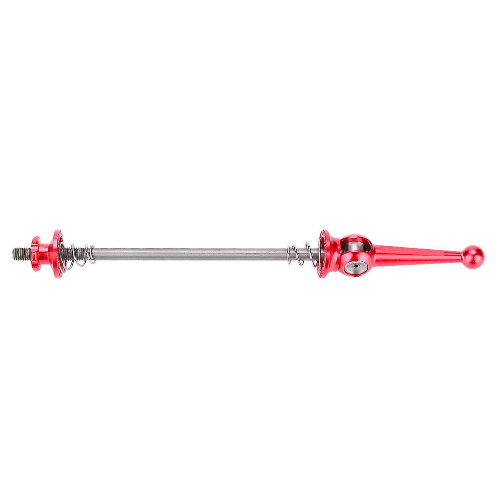 Titanium Alloy Bike Quick Release For Mountain Road Bicycle Skewers Red 100mm