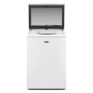 Maytag 5.3 cu. ft. Smart Capable White Top Load Washing Machine with Extra Power Button ENERGY STAR MVW7232HW