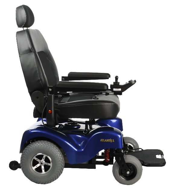 Merits P710 Atlantis Super Heavy-Duty Power Wheelchair - Extended Long Range, w/ Anti Flat Tires, 600lbs Weight Capacity