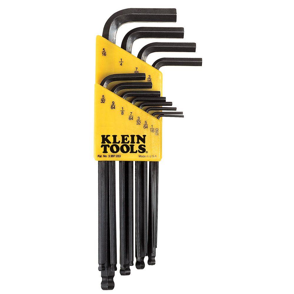 Klein Tools L Ball End Hex Key Caddy Set 12 Pc BLK12 from Klein Tools