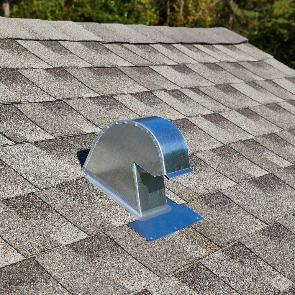 Master Flow 4 in. Goose Neck Vent - Roof Cap GNV4