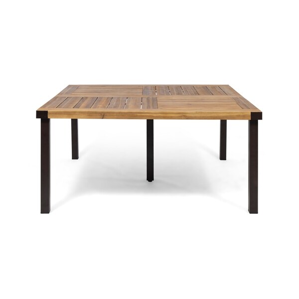 Lankershim Outdoor Acacia Wood Dining Table by Christopher Knight Home