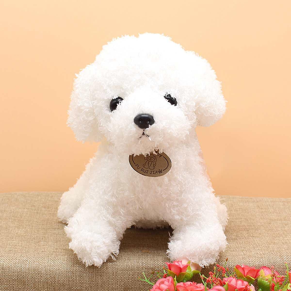 18/25 Cm Simulation Dog Poodle Plush Toys Cute Animal Suffed Doll For Christmas Gift