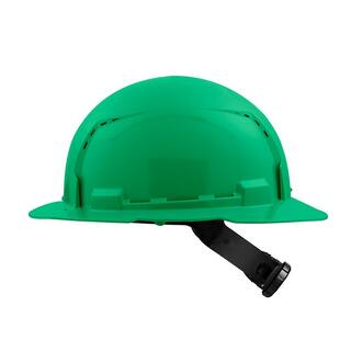 MW BOLT Green Type 1 Class C Full Brim Vented Hard Hat with 4-Point Ratcheting Suspension (10-Pack) 48-73-1207X10