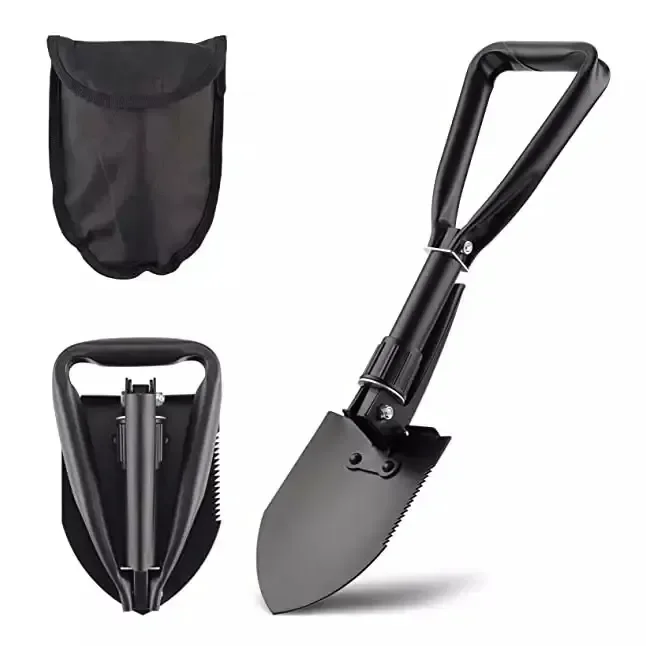 Multi function Folding Shovel Survival EDC Shovel Tactical Foldable Camping Shovel