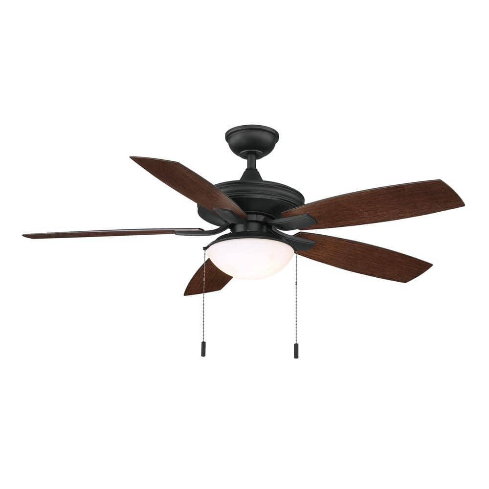 Hampton Bay Gazebo III 52 in IndoorOutdoor Natural Iron Ceiling Fan with Light Kit