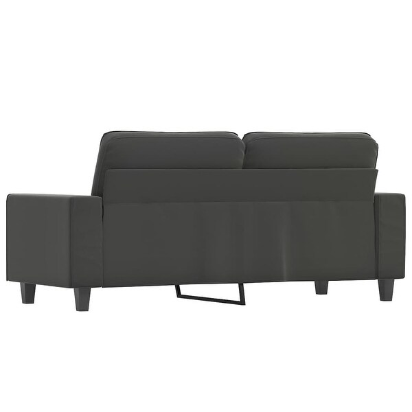 2-Seater Sofa Dark Gray 55.1