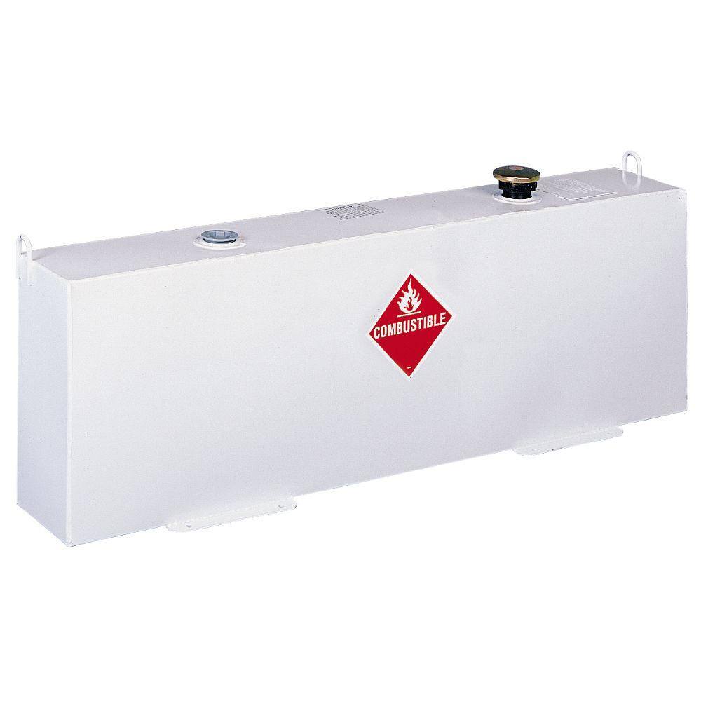 Delta Vertical Steel Liquid Transfer Tank in White 486000