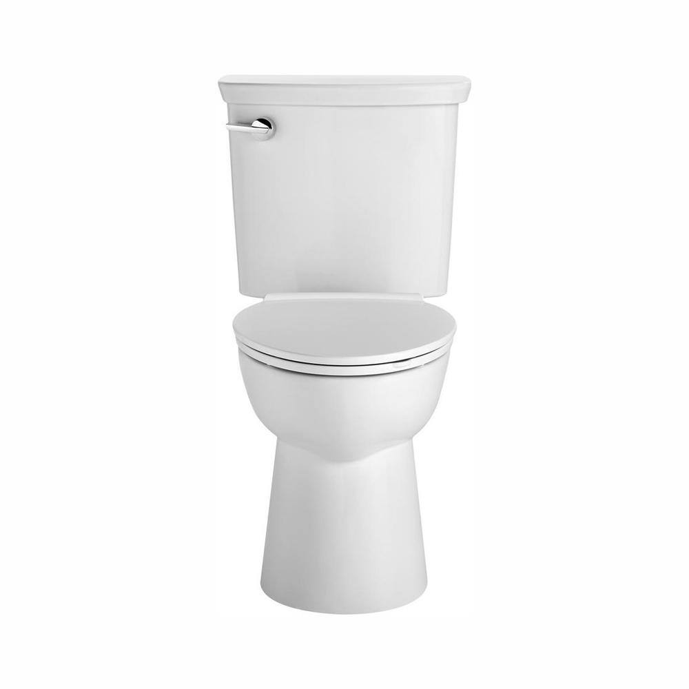 American Standard Vormax UHET Tall Height 2-Piece 1.0 GPF Single Flush Elongated Toilet in White Seat Not Included 238AA114.020