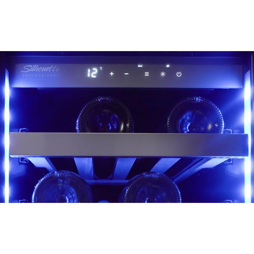 Silhouette 27-Bottle Tuscany Series Wine Cooler with LED Lighting SPRWC031D1SS