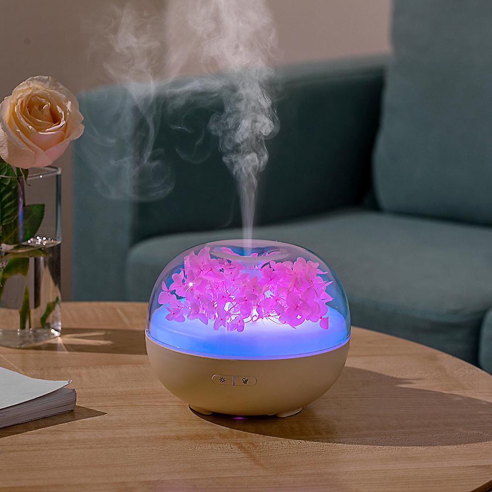 180ml Aroma Essential Oil Diffuser Eternal Flower Air Humidifier Aromatherapy Quiet Humidificador With Colorful Led Night Lamp