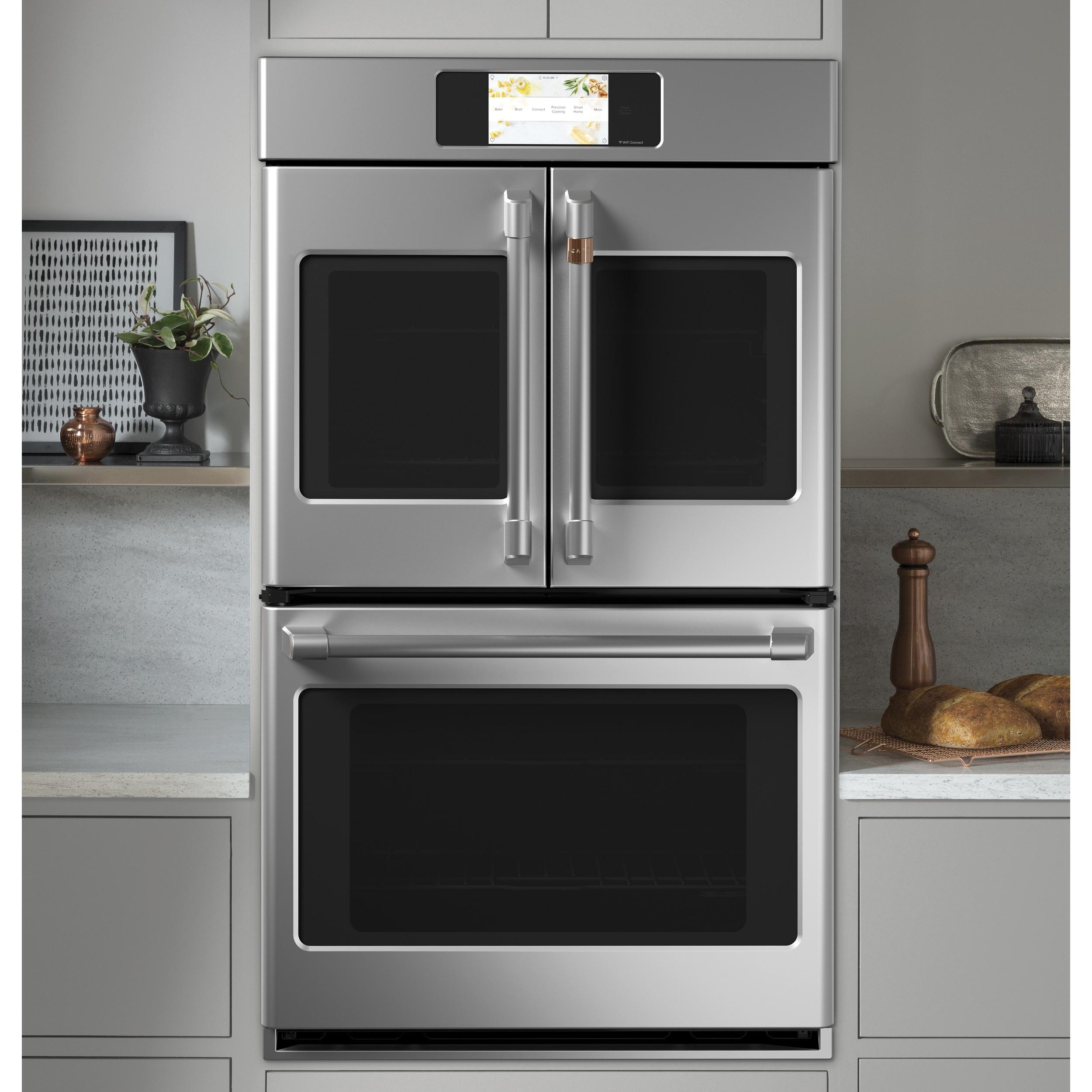 Caf¨¦ 30-inch, 10 cu. ft. Double Wall Oven with Convection CTD90FP2NS1