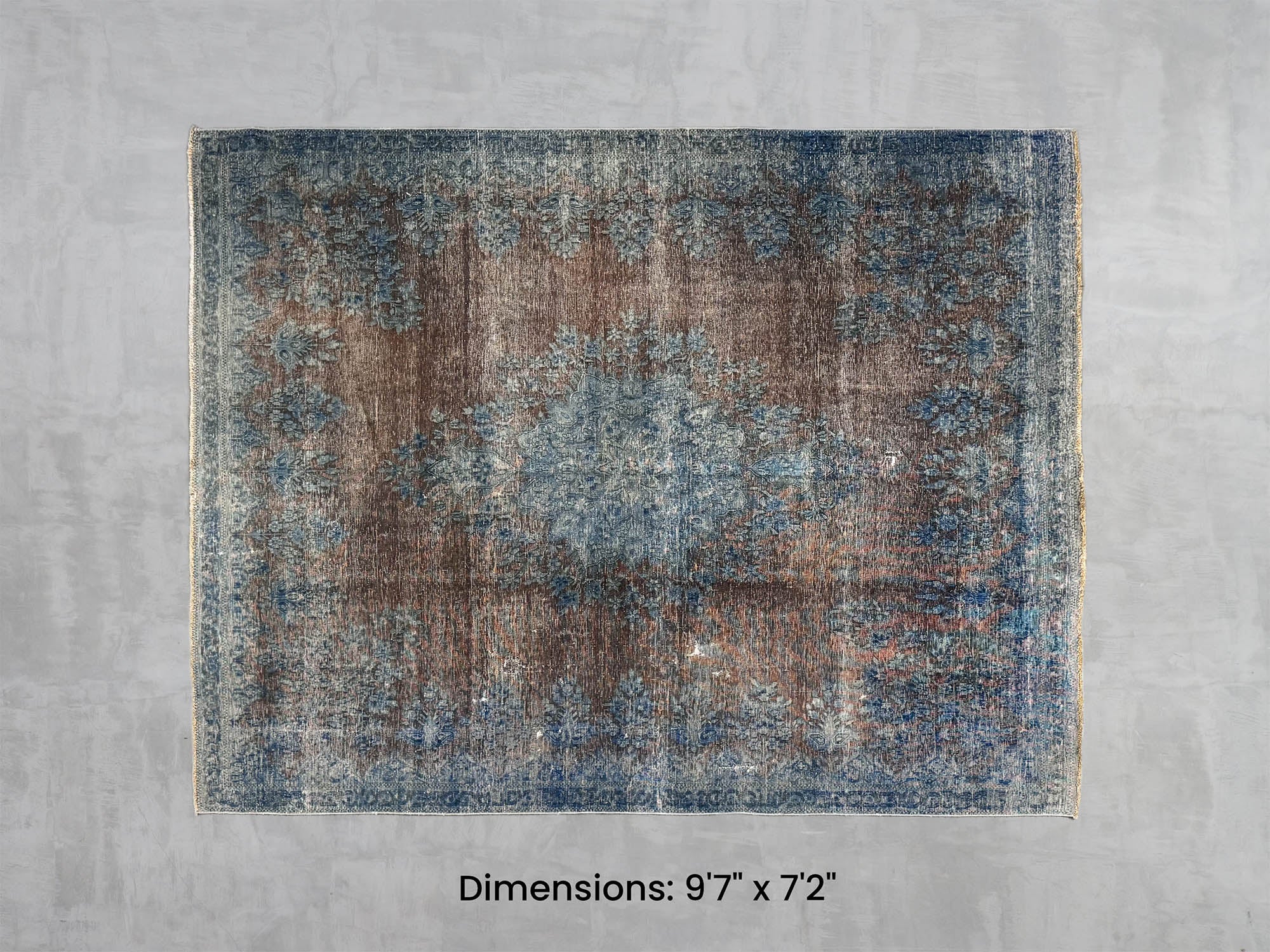 Namaste Rug -  Blue/Brown 9'7 x 7'2