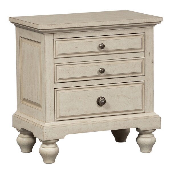 High Country Antique White finish Night Stand - - 11105278