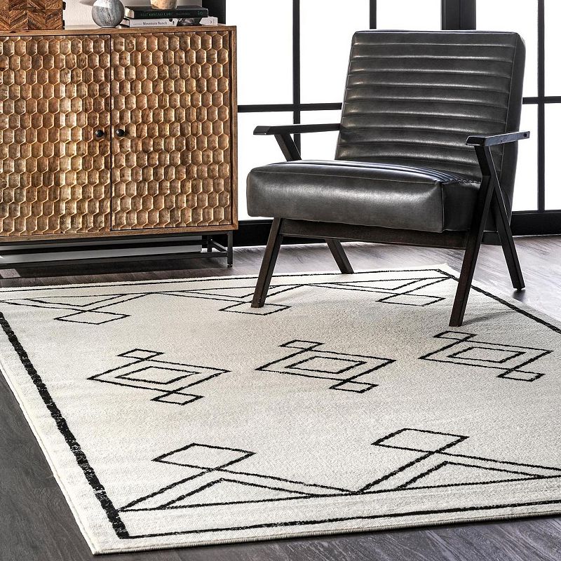 nuLOOM Saniyah Diamond Drop Area Rug