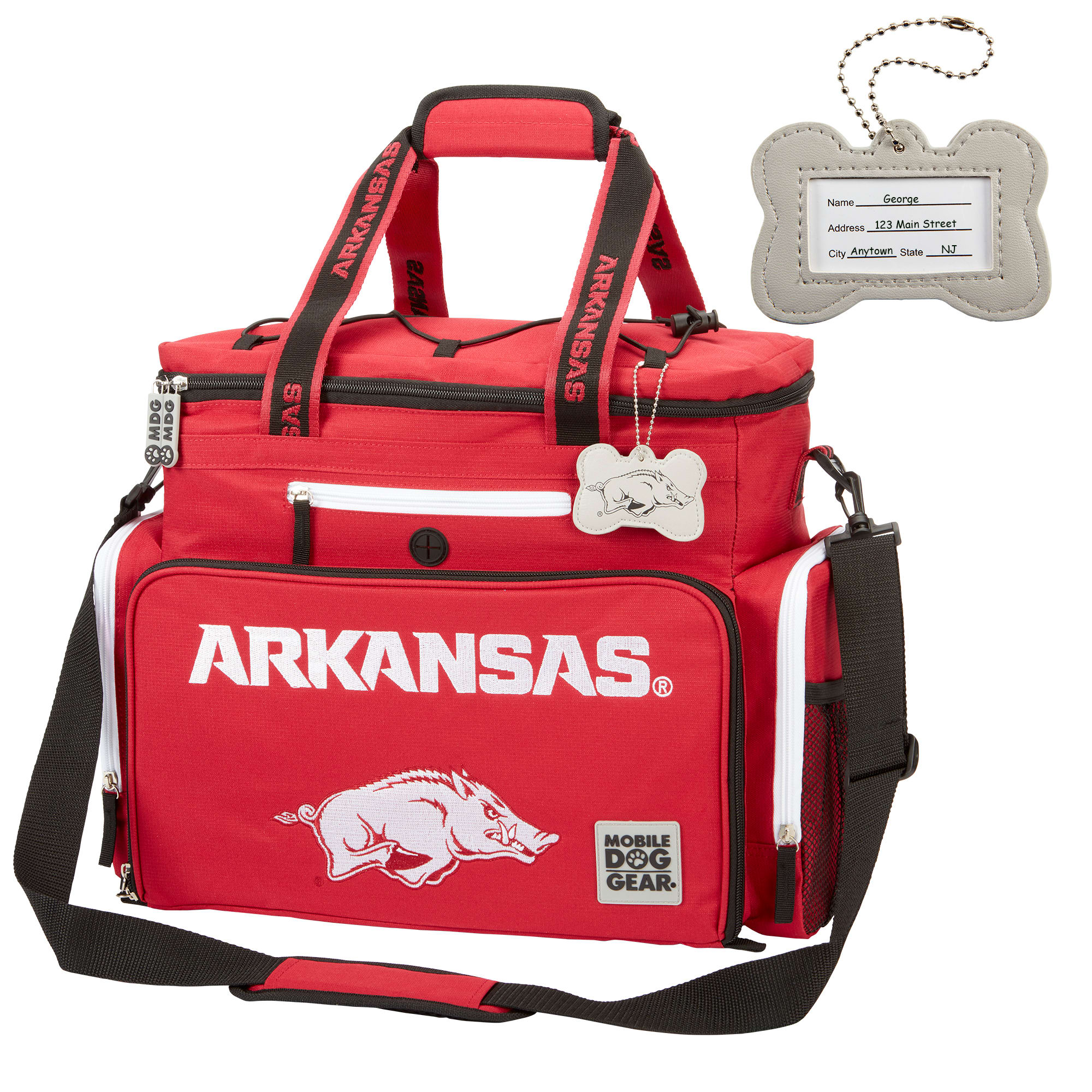 Mobile Dog Gear Arkansas Razorbacks NCAA Week Away Bag