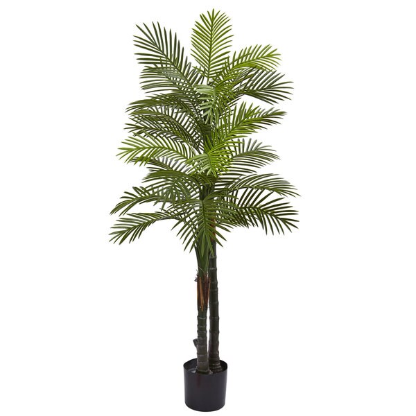 Nearly Natural Double Robellini 5.5foot Palm Tree UVresistant