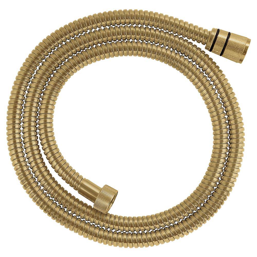 GROHE Rotaflex Metal Long-Life 59 in. Twist Free Shower Hose in Brushed Cool Sunrise 28417GN0