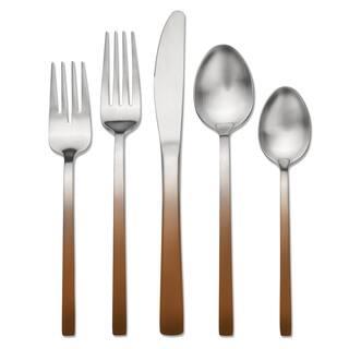 Skandia Moorland Accents 20-Piece Copper 180 Stainless Steel Flatware Set (Service for 4) SFB56C20SN