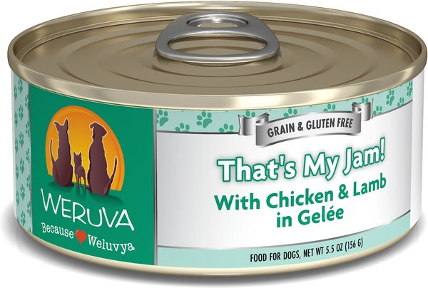 Weruva That's My Jam! With Chicken and Lamb in Gelee Grain-Free Canned Dog Food