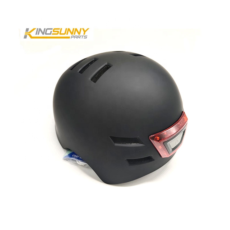 Helmet with light Size  S M L Warning Light Flash Headlight Safety Helmet with LED Electric Scooter Bike Accessories