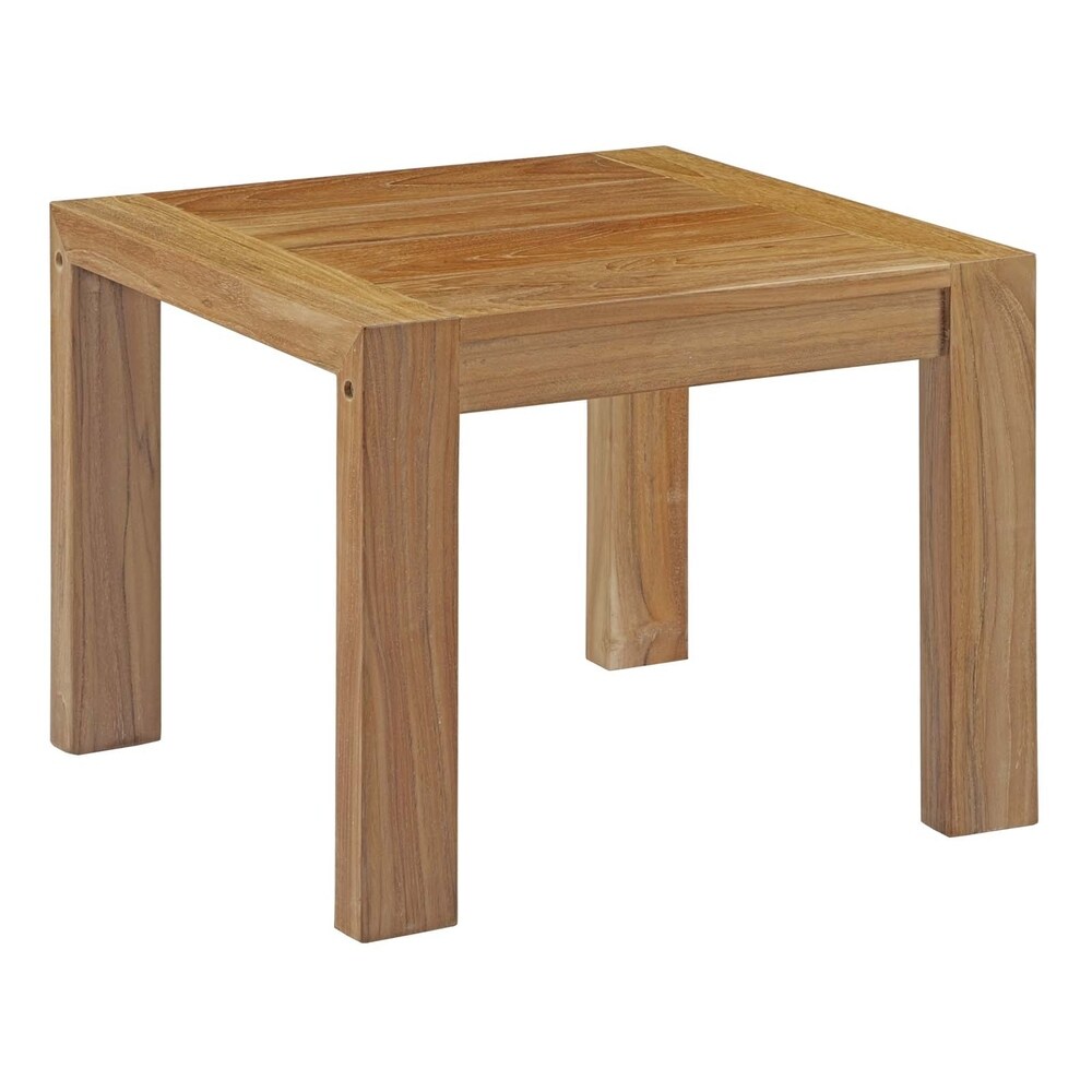 Havenside Home Pocasset Distressed Teak Side Table