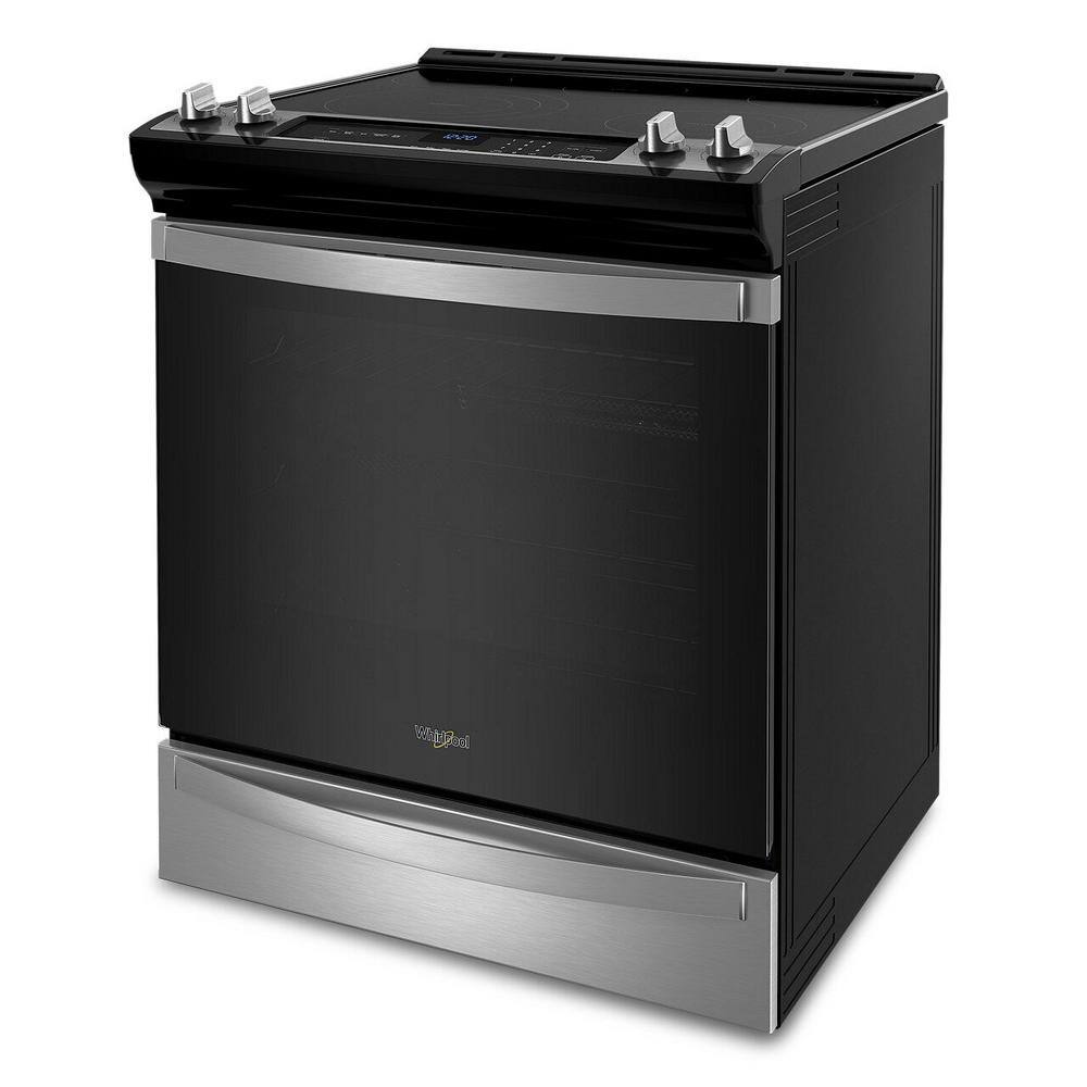 Whirlpool 6.4 cu. ft. Single Oven Electric Range with Air Fry Oven in Fingerprint Resistant Stainless Steel WEE745H0LZ