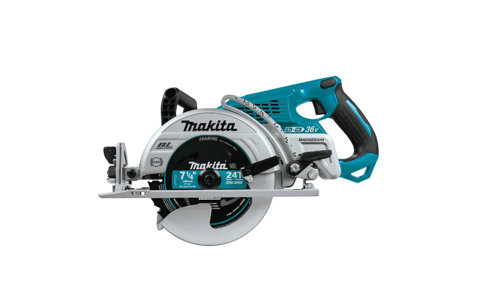 Makita XSR01Z 18-Volt X2 LXT Lithium-Ion (36-Volt) Brushless Cordless Rear Handle 7-1/4 in. Circular Saw (Tool-Only)