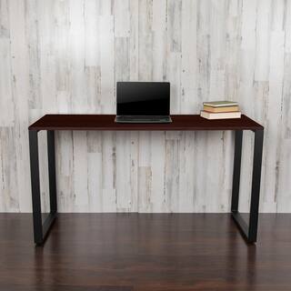 Carnegy Avenue 55 in. Rectangle Mahogany Laminate Computer Desk CGA-GCO-450502-MA-HD