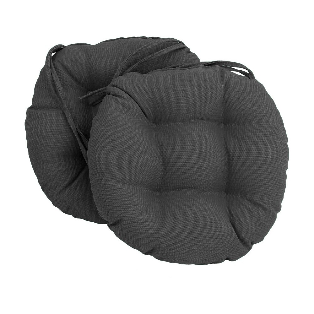 16 inch Round Indoor/Outdoor Chair Cushions (Set of 2)