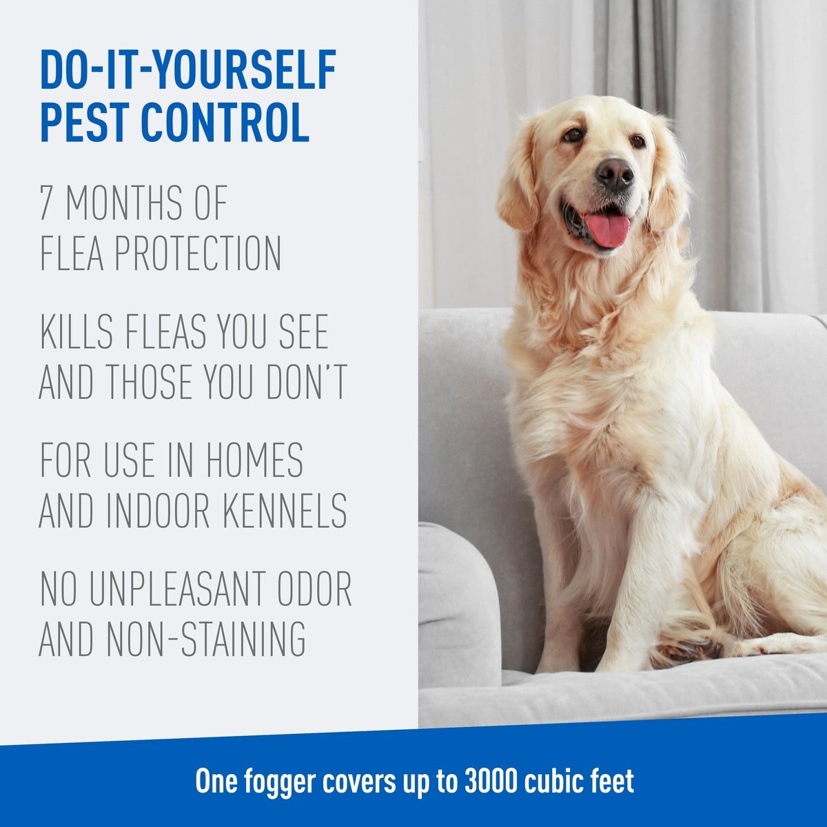 Adams Plus Flea Control Indoor Fogger