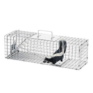 Havahart Medium 1-Door Professional Live Animal Cage Trap for Rabbit and Skunk 1078