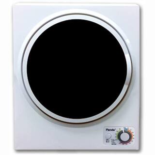 Panda 1.50 cu. ft. White and Black Electric Compact Portable Laundry Dryer PAN725SF