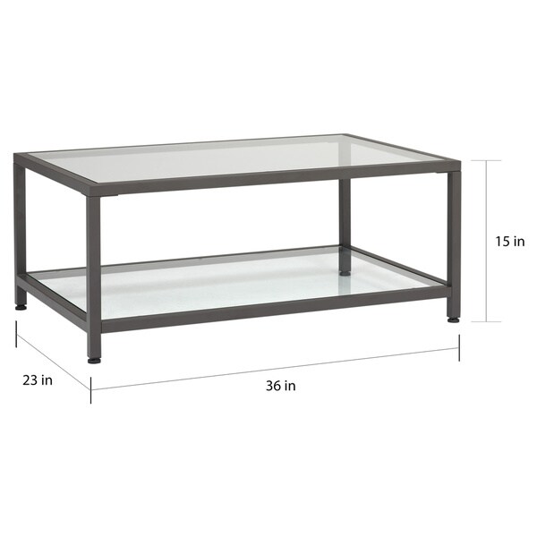 Porch and Den Zenith 36-inch Rectangular Coffee Table