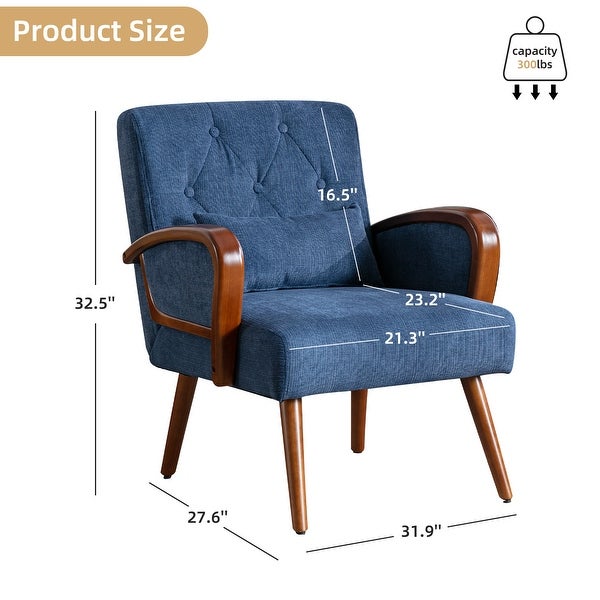 Ebello Accent Upholstered Armchair for Living Room