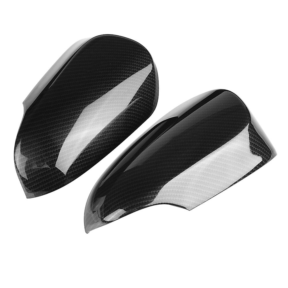 1 Pair Of Carbon Fiber Style Rear View Side Mirror Cover Trim Fit For Toyota Chr