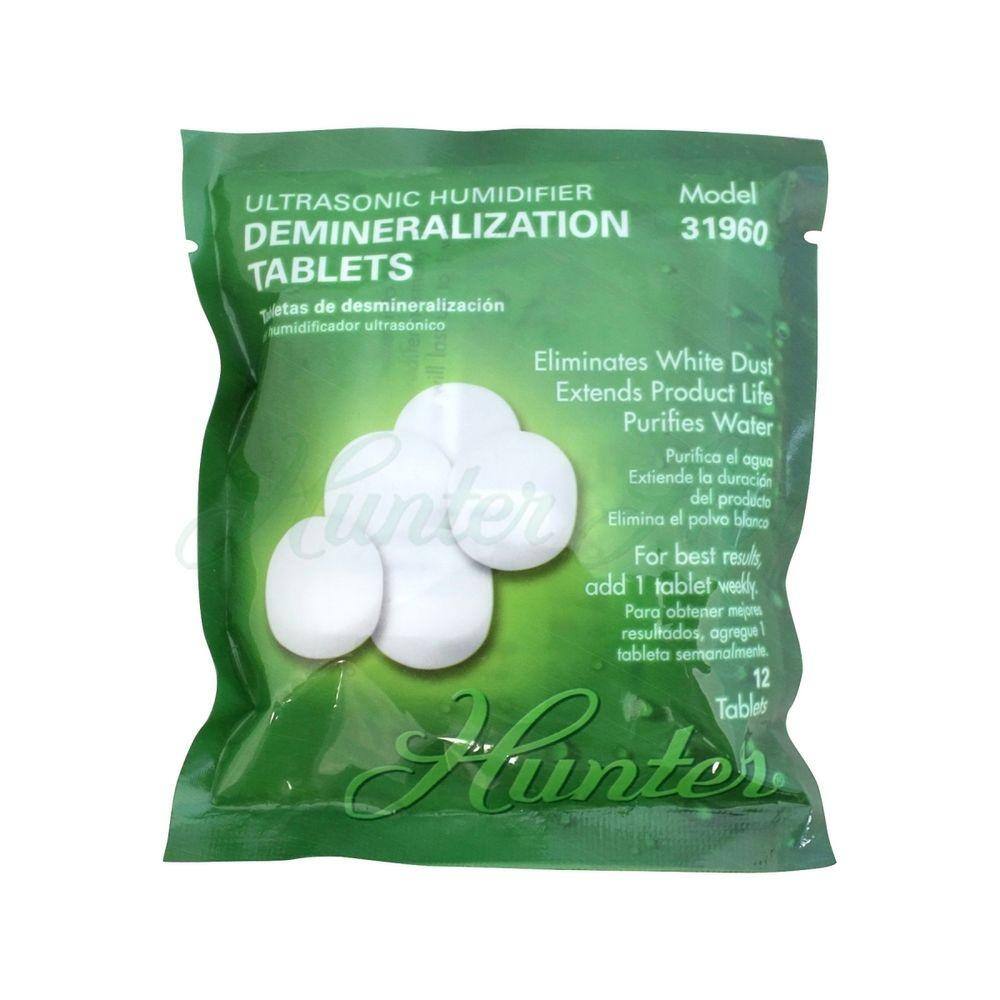 Hunter Ultrasonic Humidifier Demineralization Tablets (12-Pack) 31960